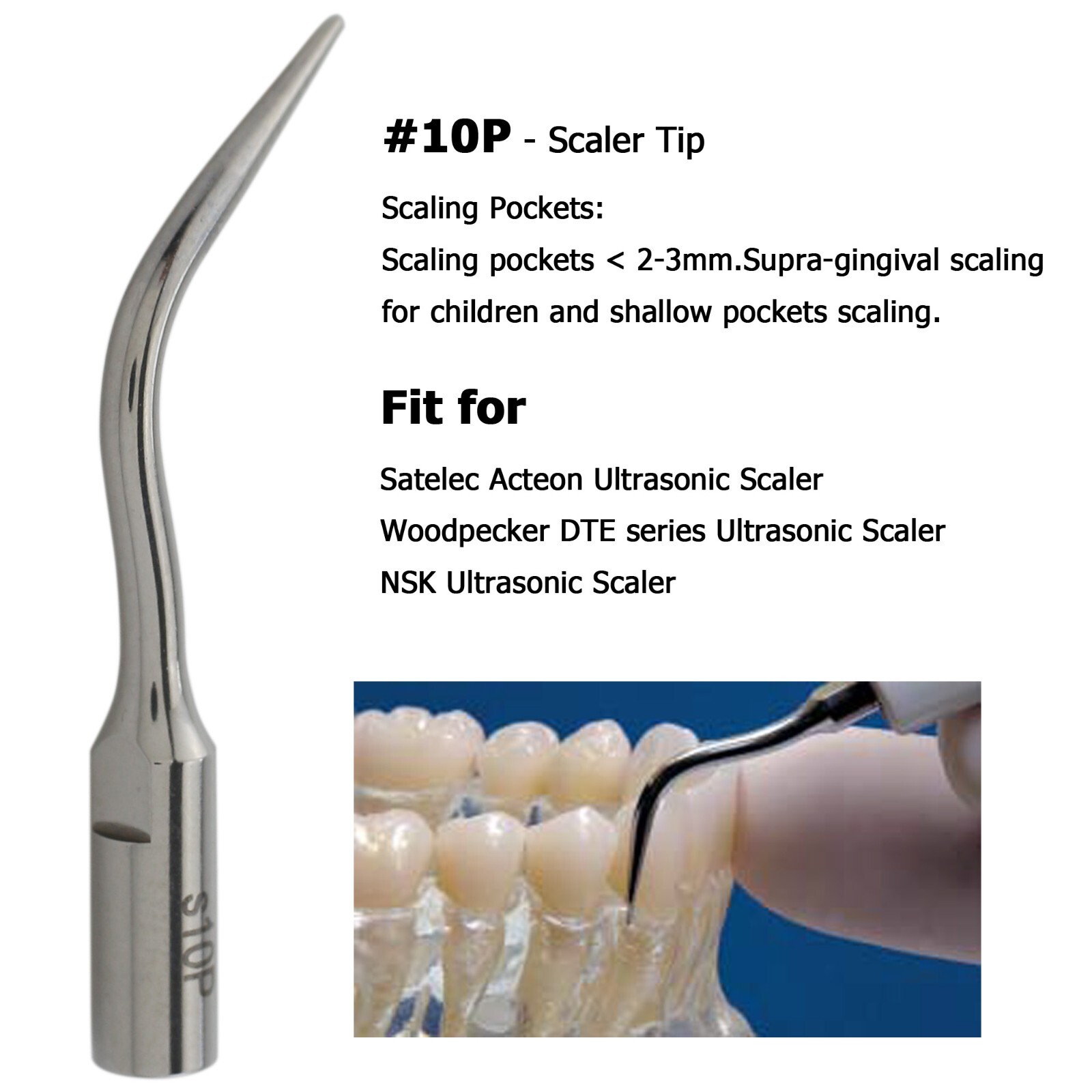 Dental Ultrasonic Satelec Piezo Scaler Tips ACTEON Piezotome Cube Surgery Tips