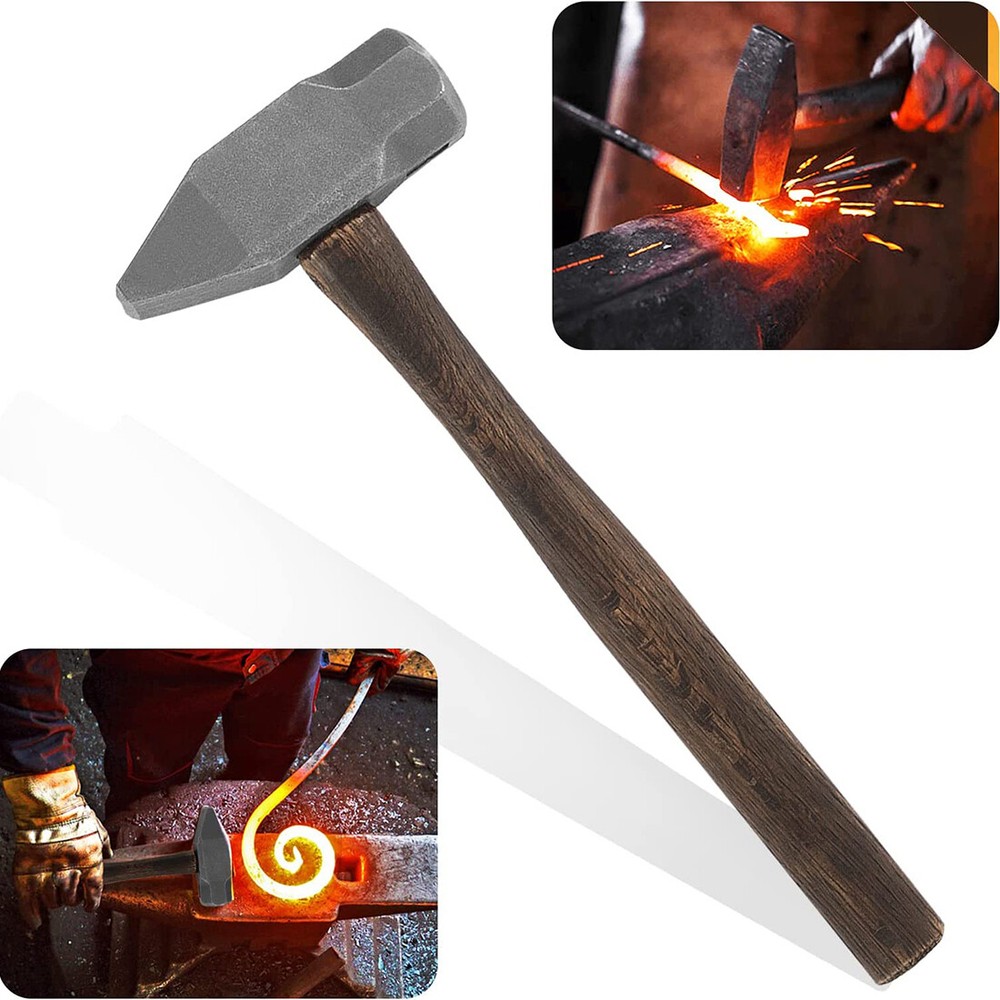 Blacksmith 4LB Hammers For Farrier Knife Maker Blacksmith Forging Tool