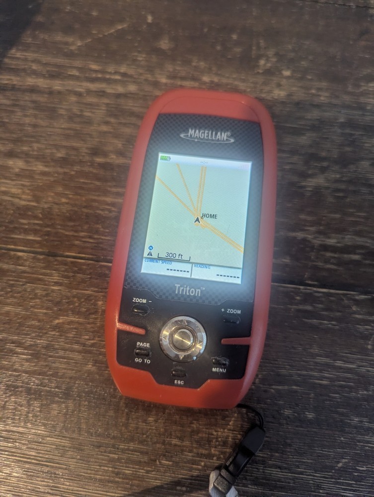 Magellan Triton 500 Handheld GPS Color Screen Complete w/ Box Cords Software