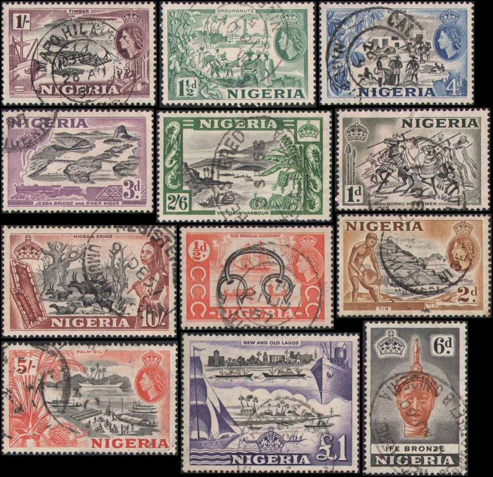 Nigeria #80-91 set Used