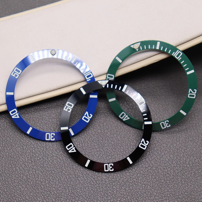38MMX30.7MM Luminous Ceramic Bezel Insert For Seiko Modify Water ghost Mod shell