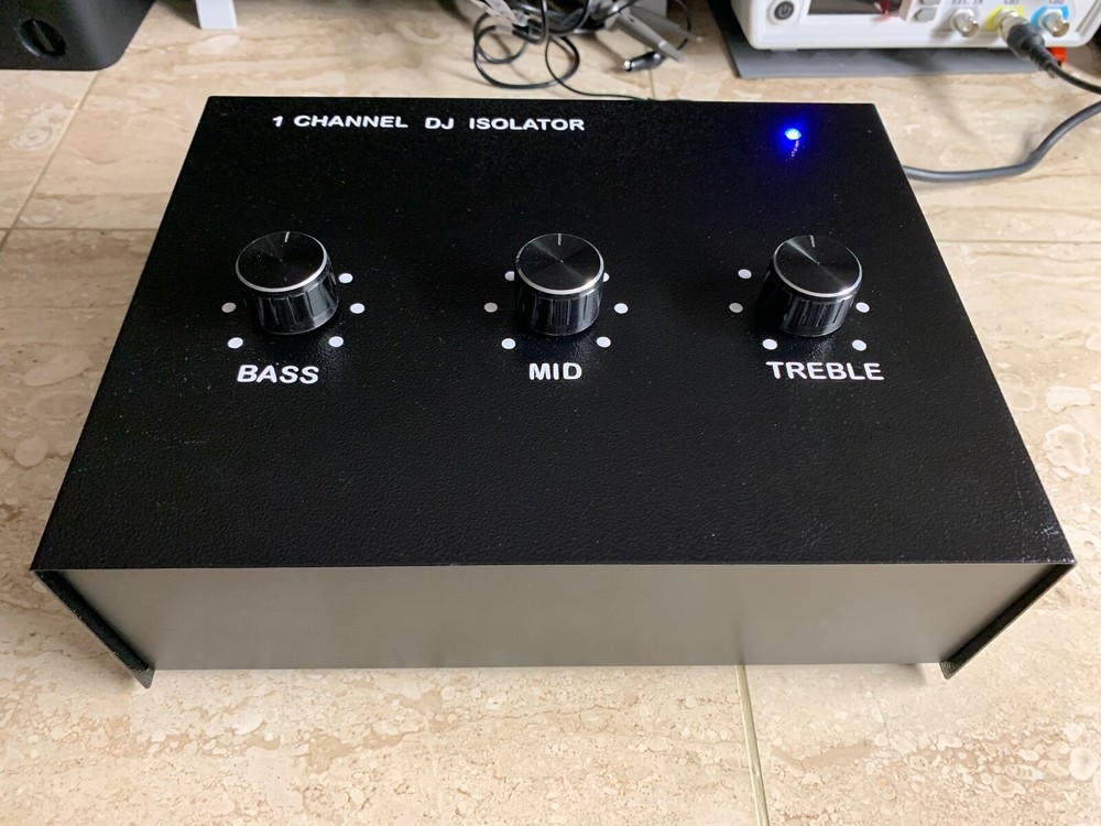 NEW WHITE 3 BAND STEREO FREQUENCY DJ TONE ISOLATOR