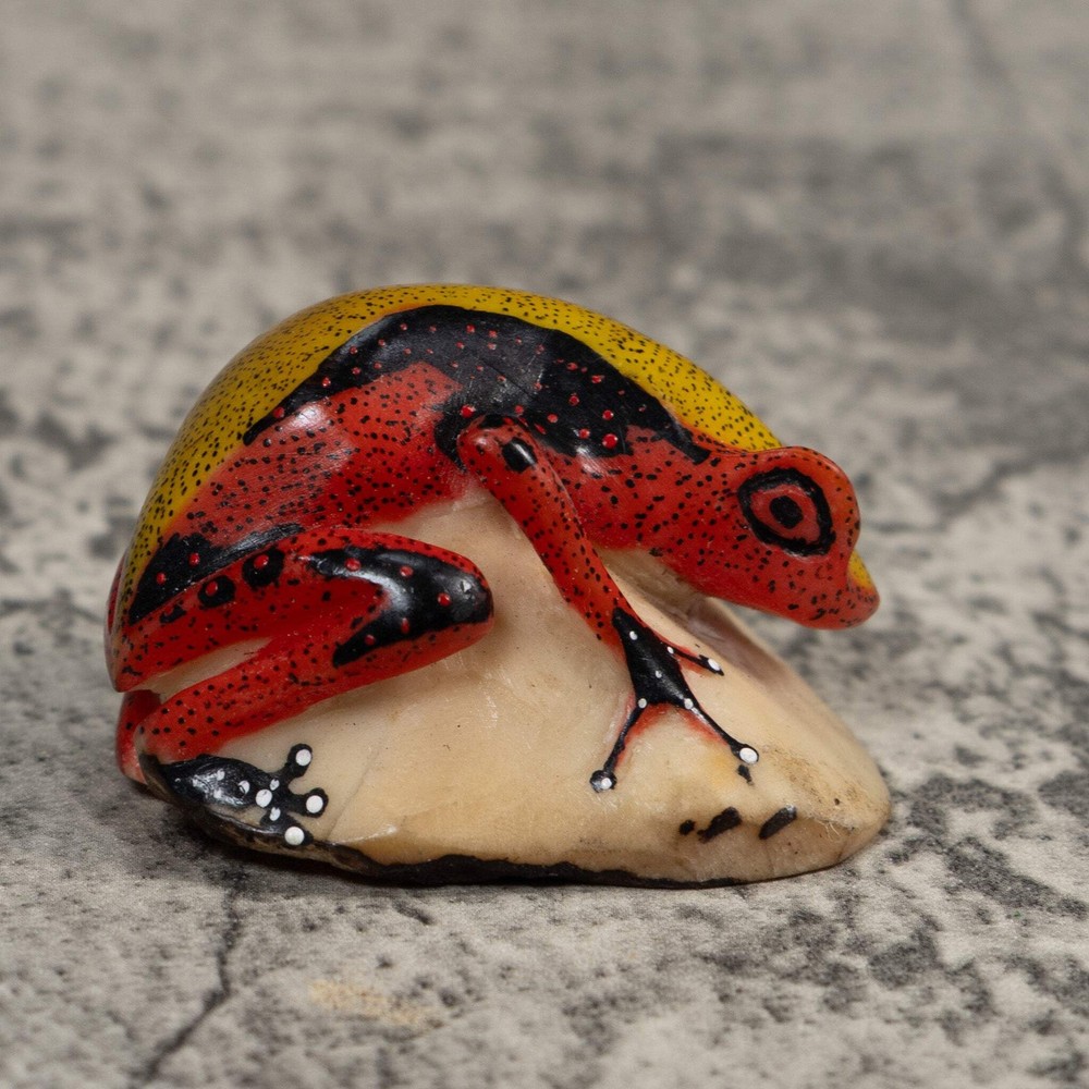 Poison Dart Frog Tagua Carving