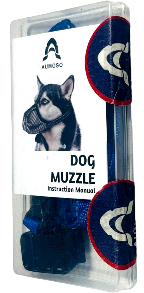 Dog Muzzle with Instructions - Size Medium by AUMOSO