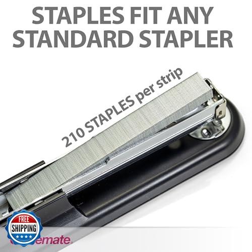 Officemate Standard Staples, 5 Boxes General Purpose Staple, 5000