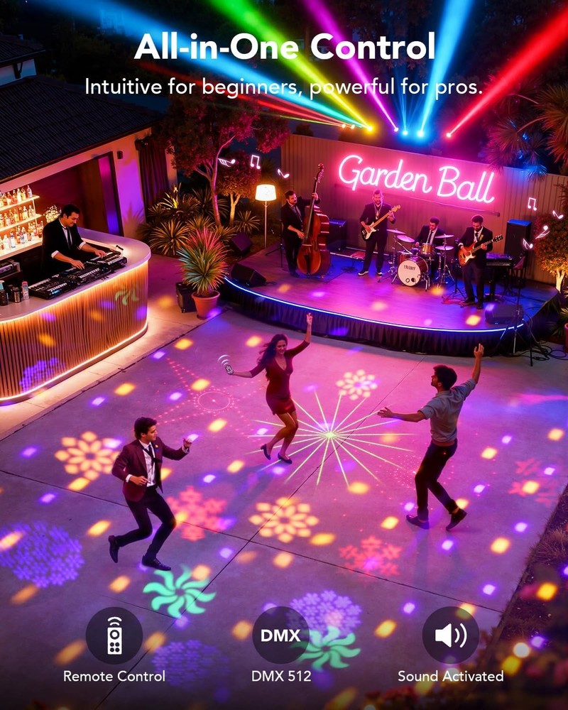 RGBWA Party Laser Light KeoBin