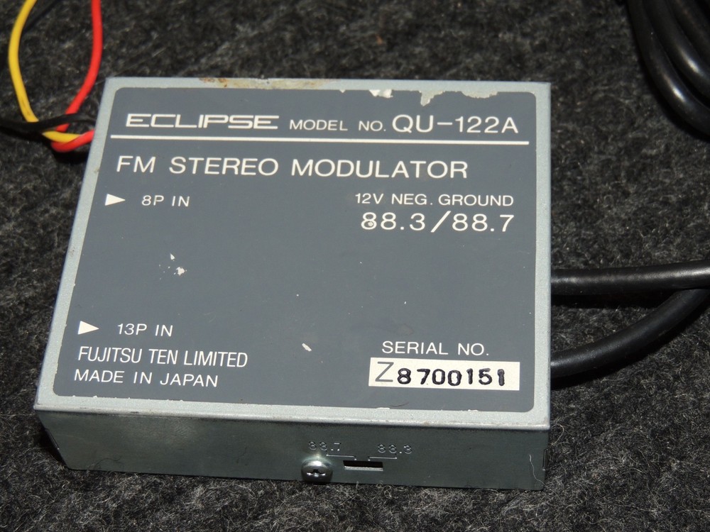 Eclipse 12 CD Disc Changer ESD-430 Remote Controller and Modulator QU-122A