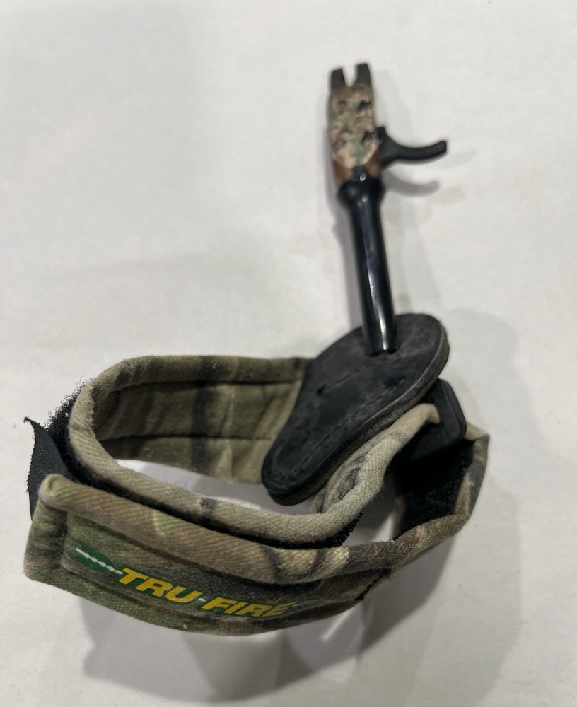 2 Tru-Fire Bow Release Adjustable Wrist Strap Camo Tru Fire
