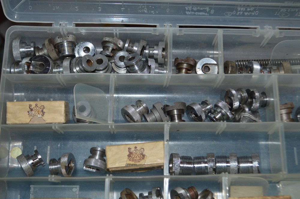 LOT#618  34 PC. MISC. HERTER'S SHELL HOLDERS