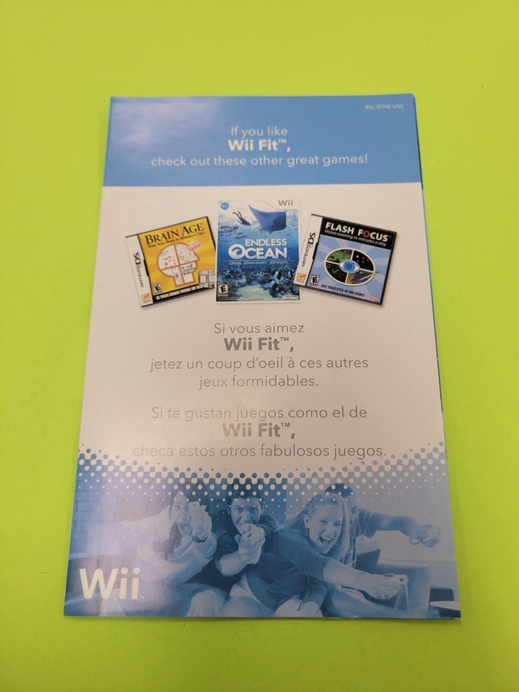 If You Like Wii Fit INSERT ONLY Authentic Insert