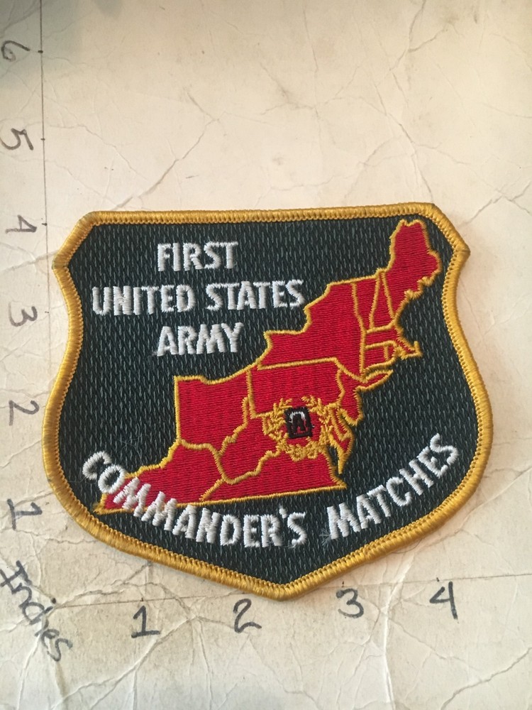 First US Army Commander's Matches patch 9/10/25