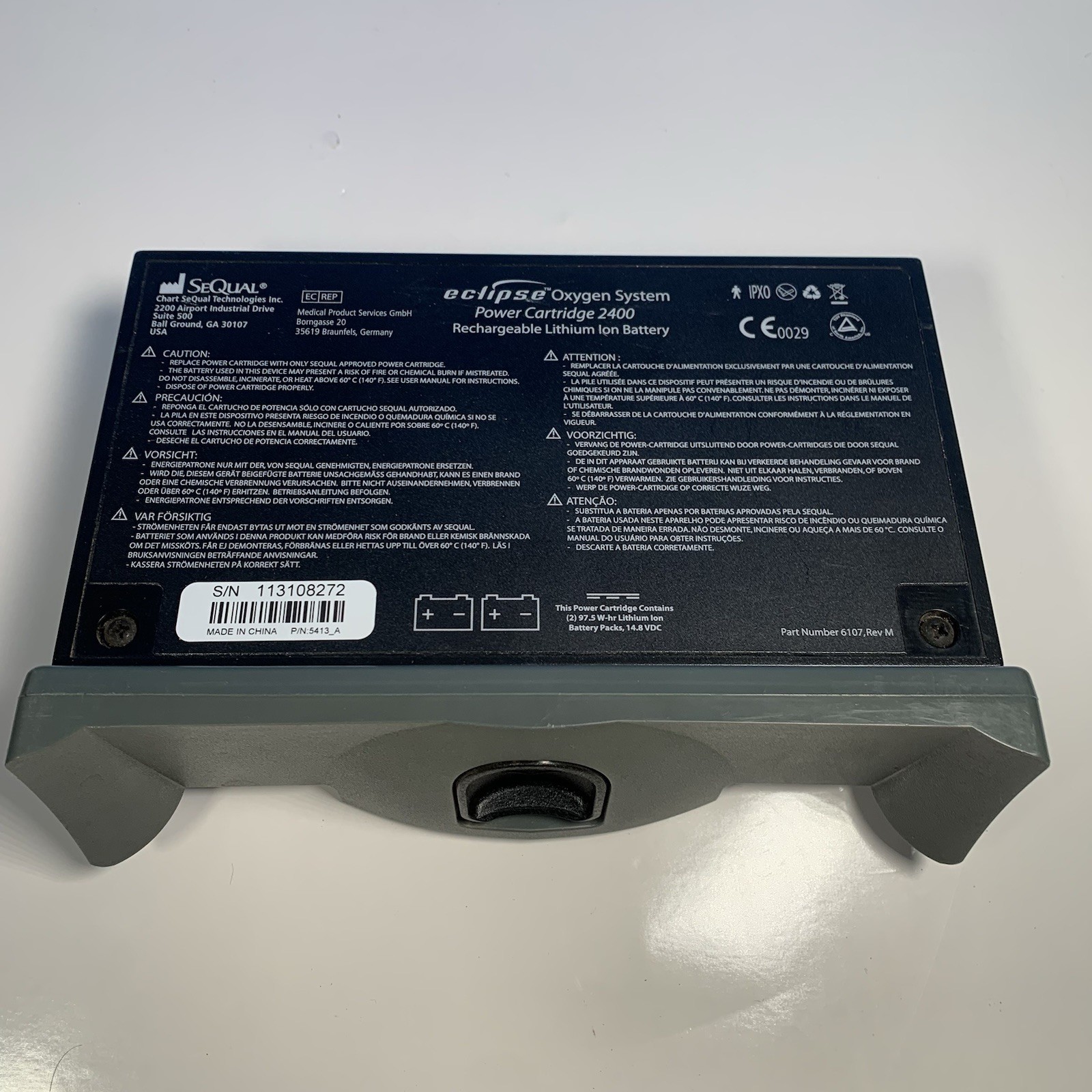 Caire SeQual Eclipse 3 & 5 POC OEM Battery 7082-SEQ Tested W/ 30 days WARRANTY