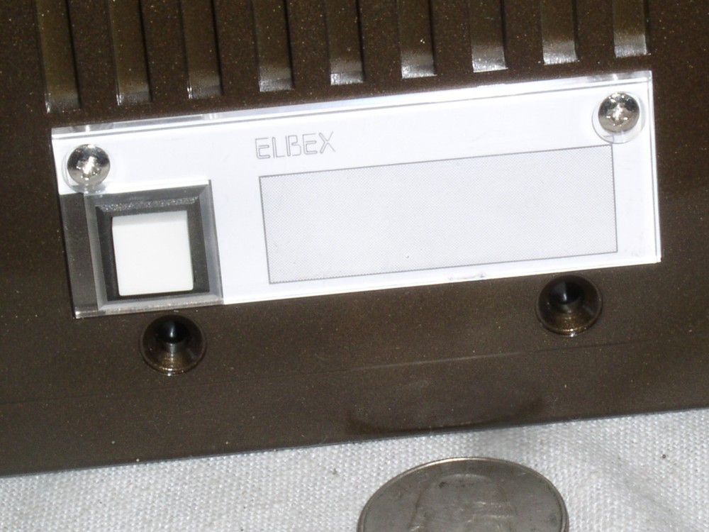 NEW ELBEX GRAYSTONE EDU44B FLUSH MOUNT REMOTE DOOR UNIT STATION INTERCOM BOX