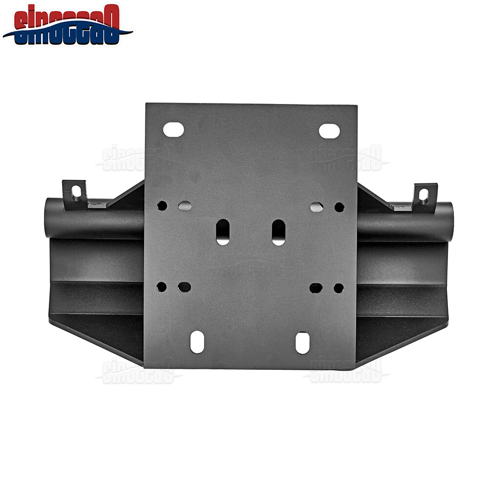 For Can-Am Maverick X3 Max RR Turbo 17+ UTV Steel Front Bumper Winch Mount Plate
