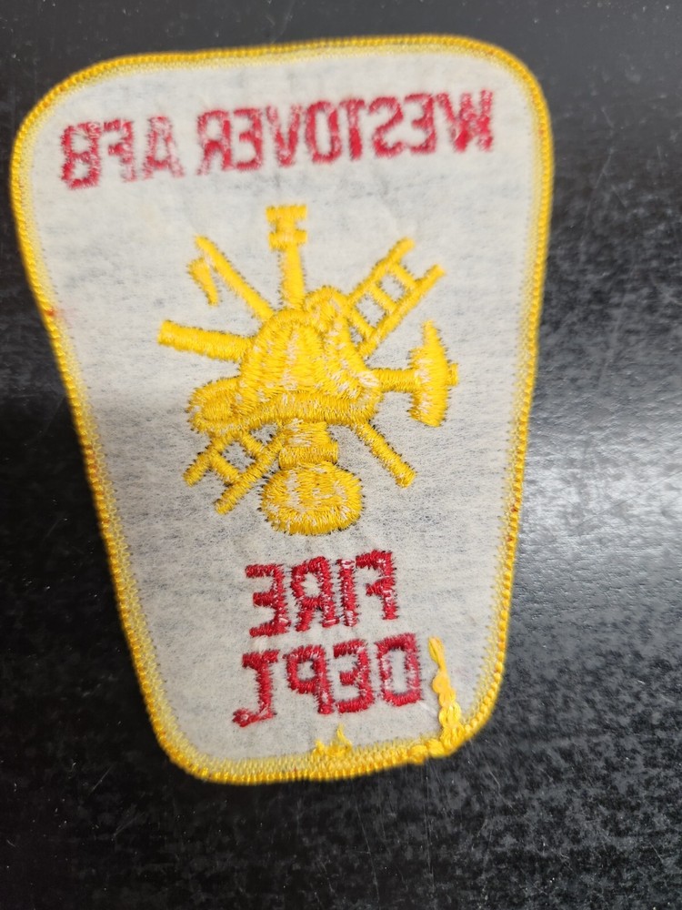 Vintage Westover AFB Massachusetts Fire Department Patch