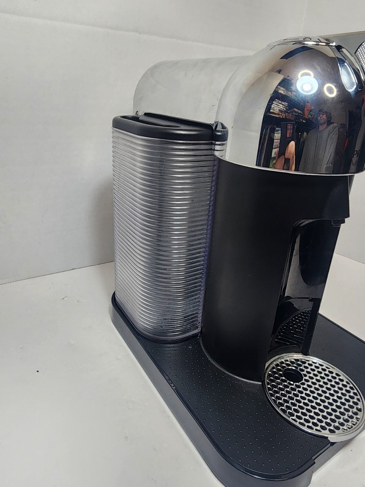 Nespresso GCA1 VertuoLine Coffee and Espresso Maker Machine - Black - Tested -