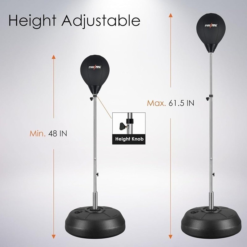 Speed Adjustable Height Adjustable Punching Bag Set Reflex Bag MMA Training