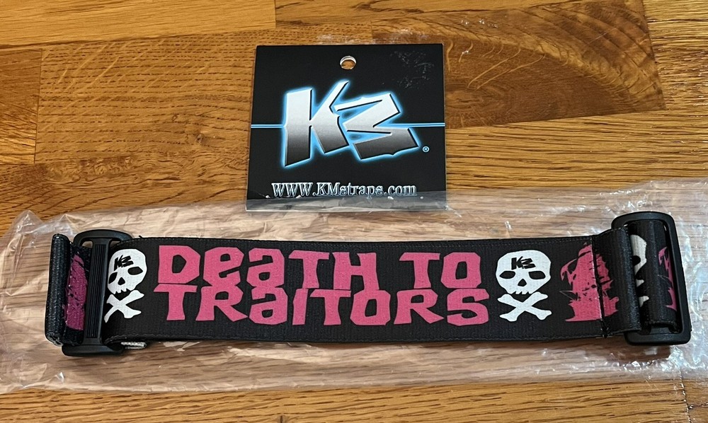 KM Death To Traitors Goggle Strap