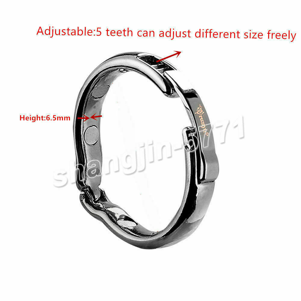 Magnetic Metal Peni Ring Adjustable Blocking Ring Delay Stretcher Exercise New