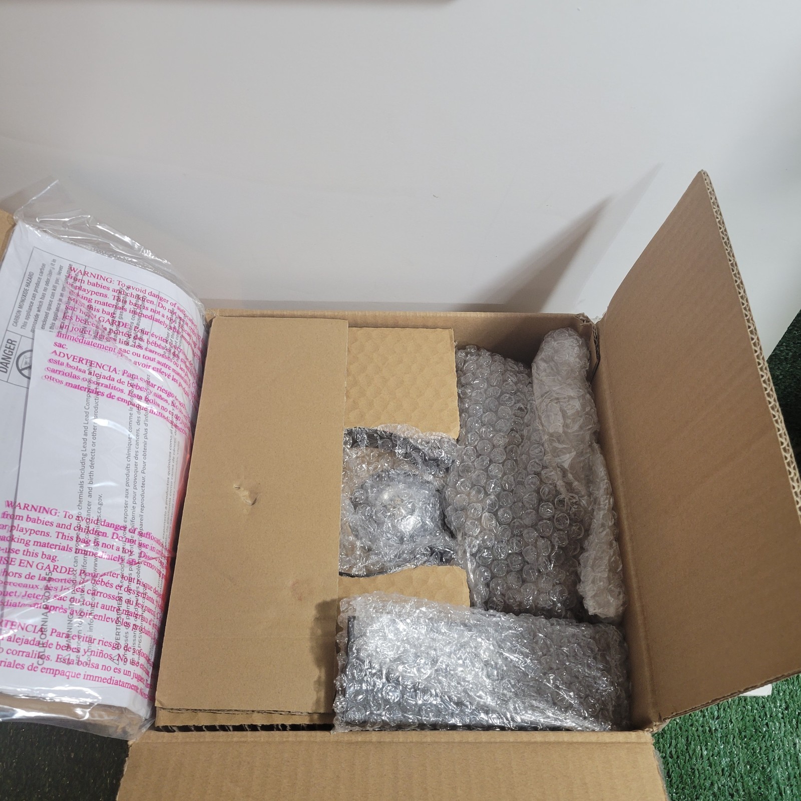 Project 62 Outdoor Gas Tabletop FIre Bowl Black Metal Finish Open Box New