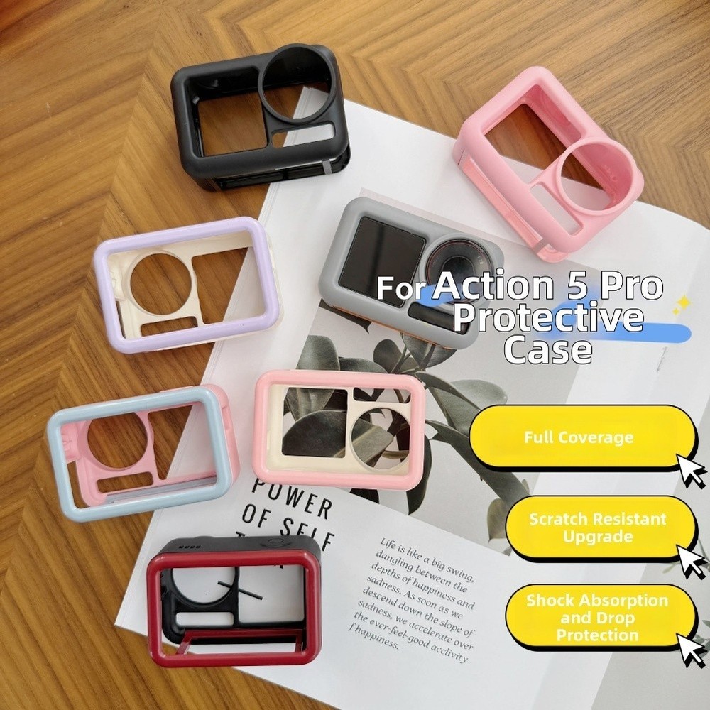 Drop Proof Protective Case for DJI Action 5 Pro with Scratch Protection Design