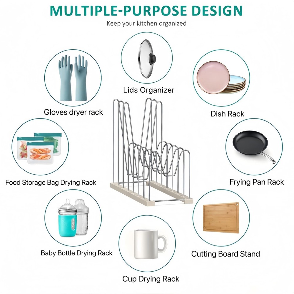 SHILFID Plastic Bag Drying Rack, Reusable Bag Drying Rack for Silicone Bag & ...