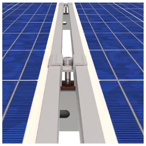 42 Pack Solar Panel Mid Clamps, Solar Panel Clamps Bulk, Solar Panel Bracket