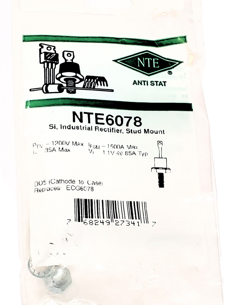 NTE6078 "Original" NTE Rectifier diode STUD 1 pc
