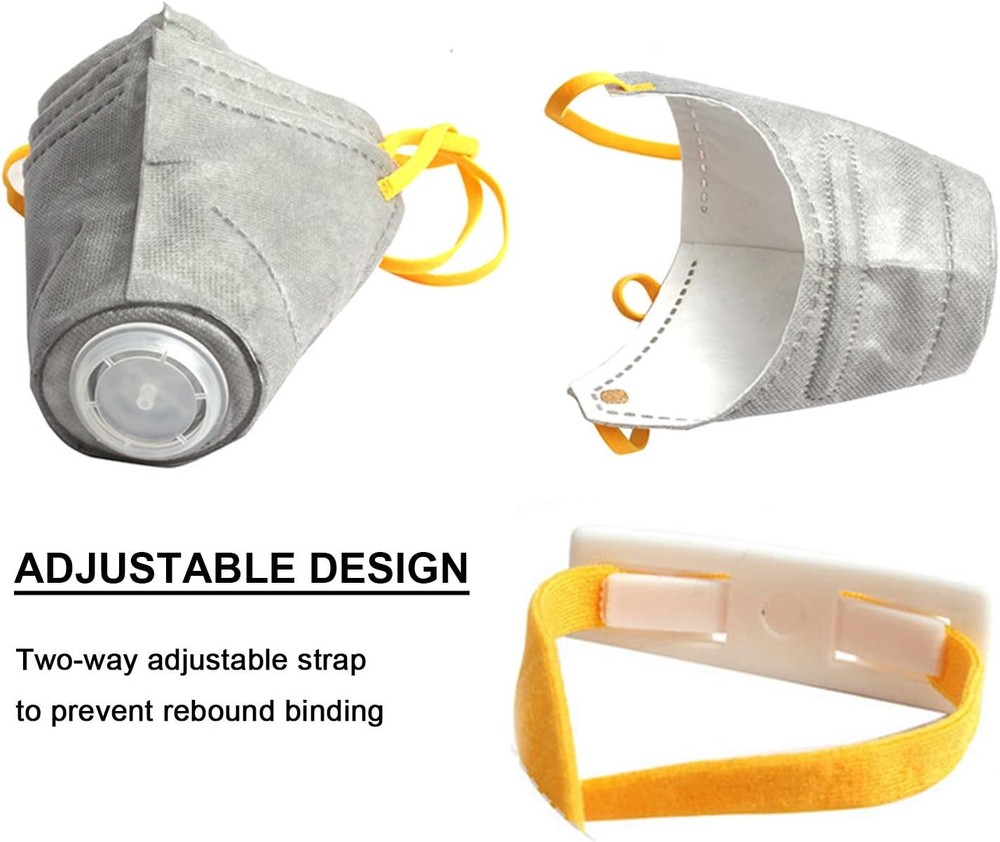 Dog Respirator Muzzle 3-Pack Adjustable Breathable Dog Protective Muzzle Pet