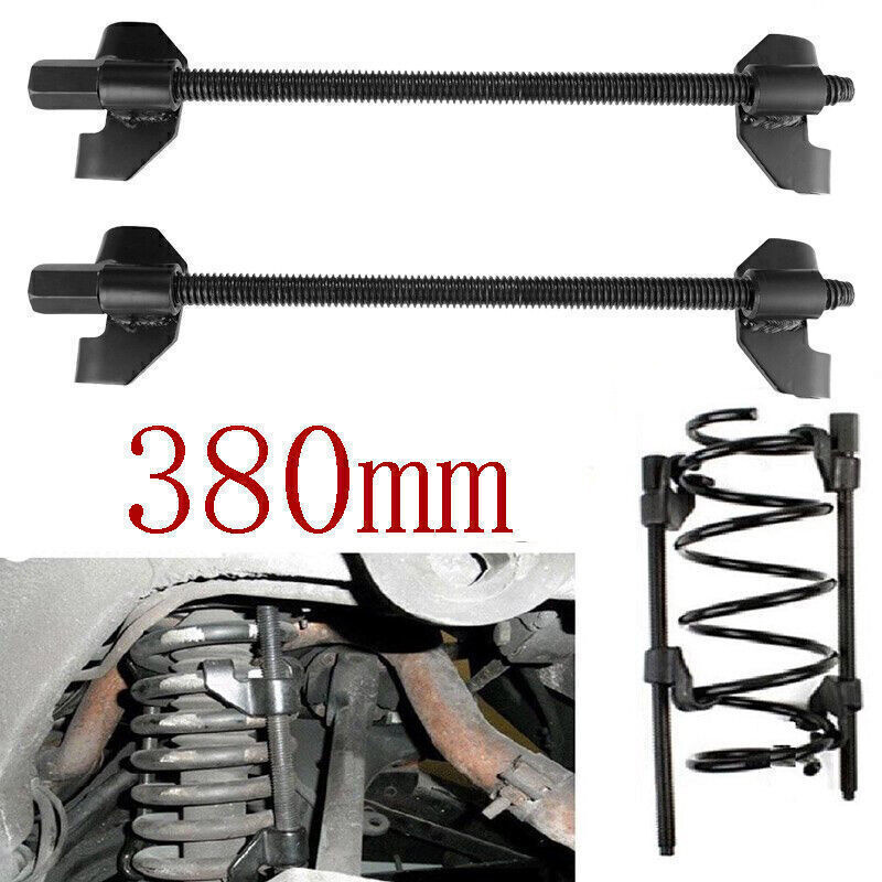 380mm spring compressor set strut tensioning tool tuning lowering 2pcs car