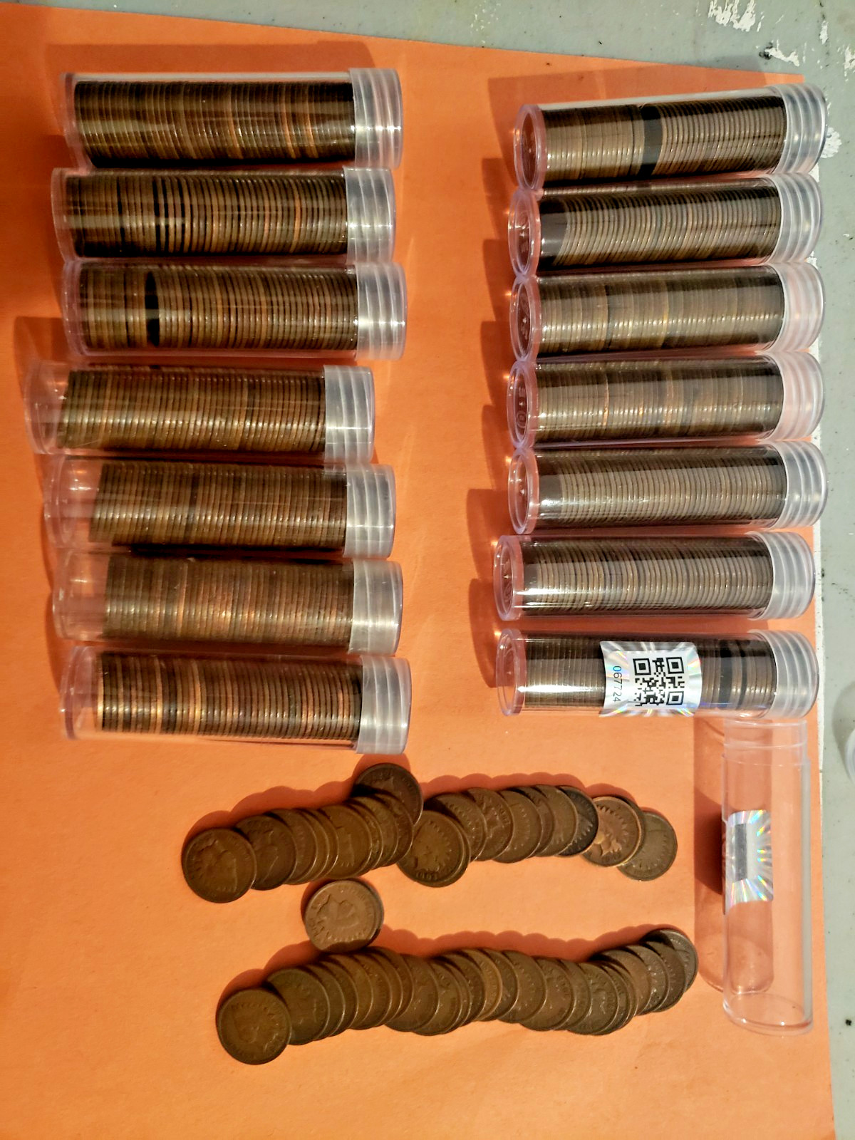 100 - INDIAN HEAD CENTS, SOLID GOOD GRADE, MIXED DATE COINS - FREE SHIPPING