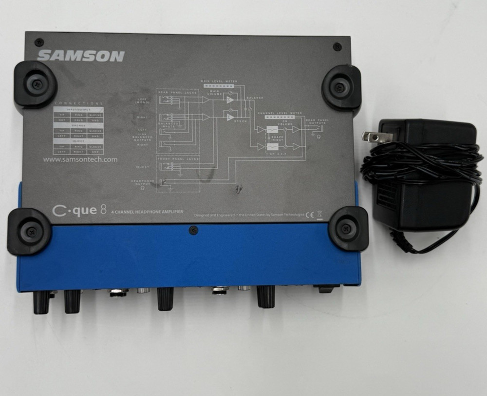 SAMSON C-que8 4-Channel Headphone Amplifier