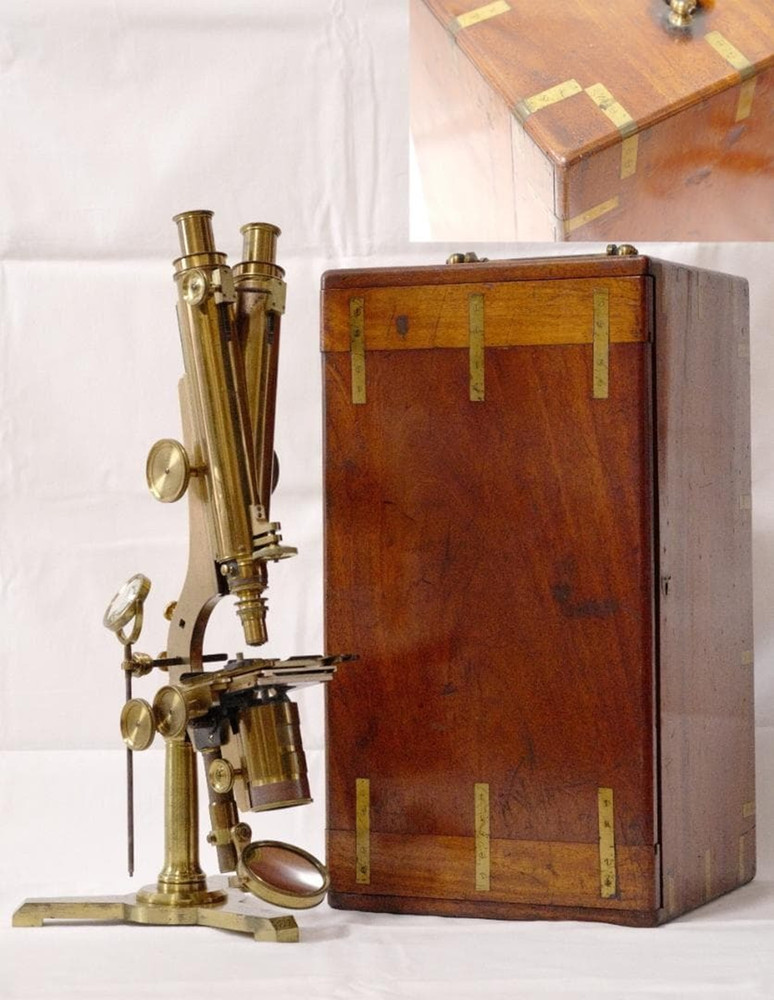 Antique Microscope Smith & Beck First Class Microscope