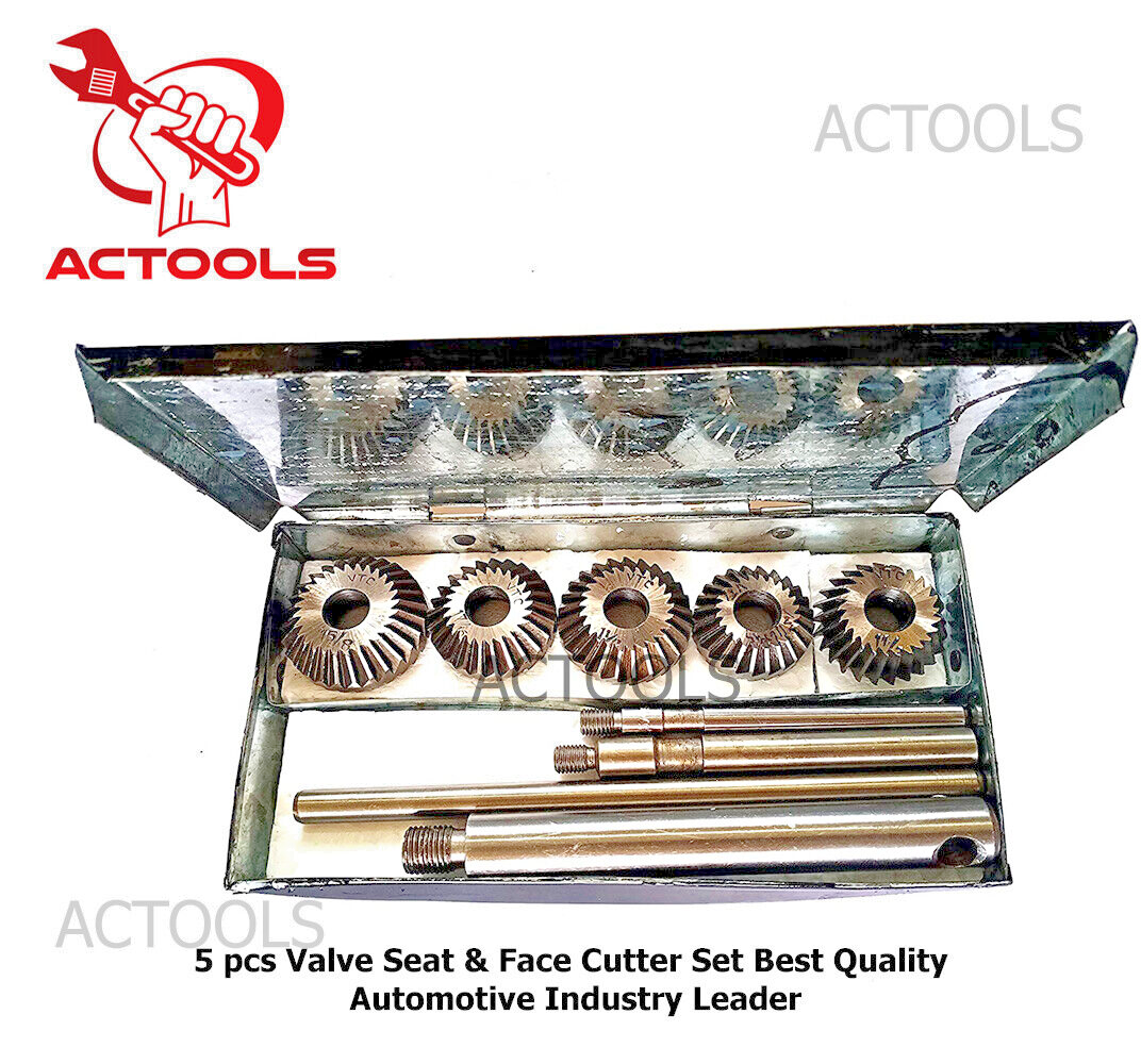 5 Pcs Valve Seat And Face Cutter Set Best Quality Automotive Industry Leader