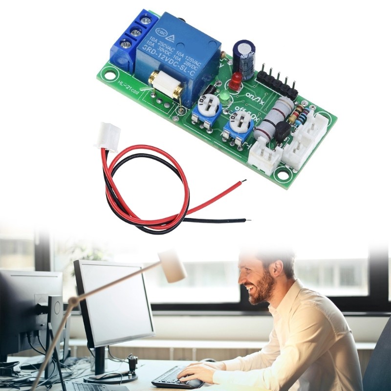 Touch Sensitive Vibration Sensors Relays Module Adjustable Delay Timer Control