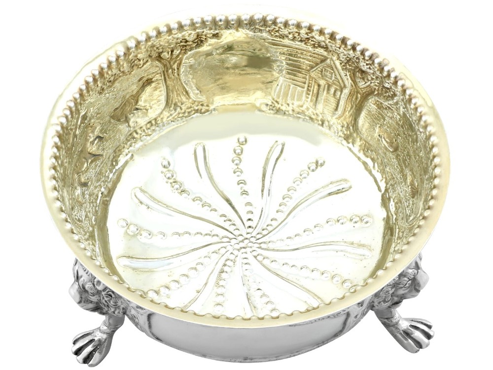 Antique Sterling Silver Sugar Bowl
