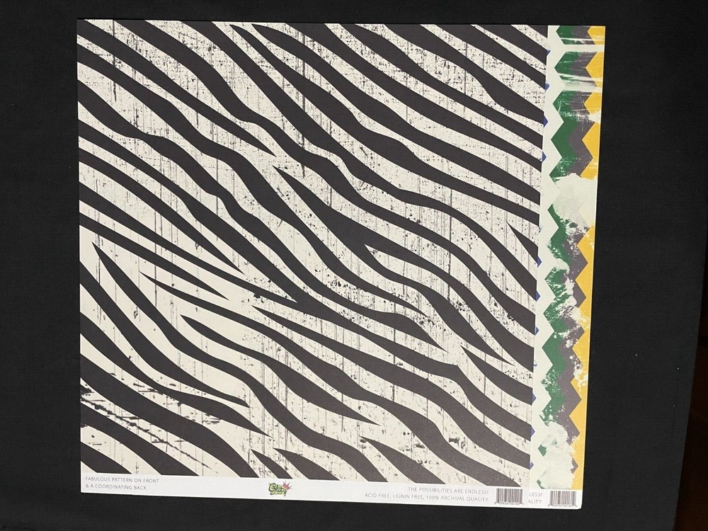 GLITZ DESIGN "ASSORTED"  12X12 DS HEAVY PAPER