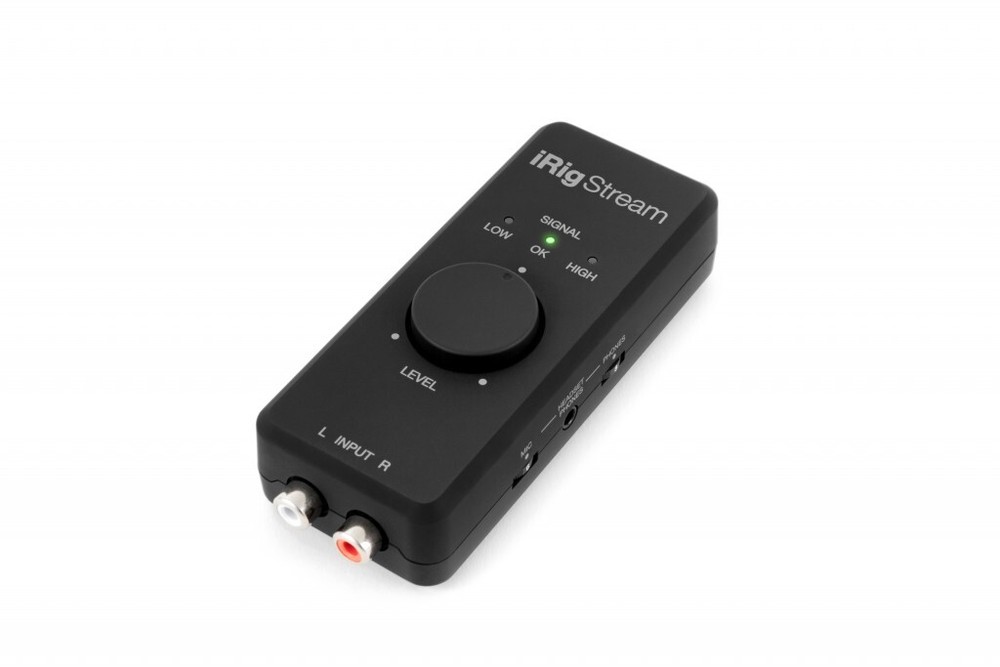 IK Multimedia iRig Stream stereo audio interface for iPhone/iPad and Android