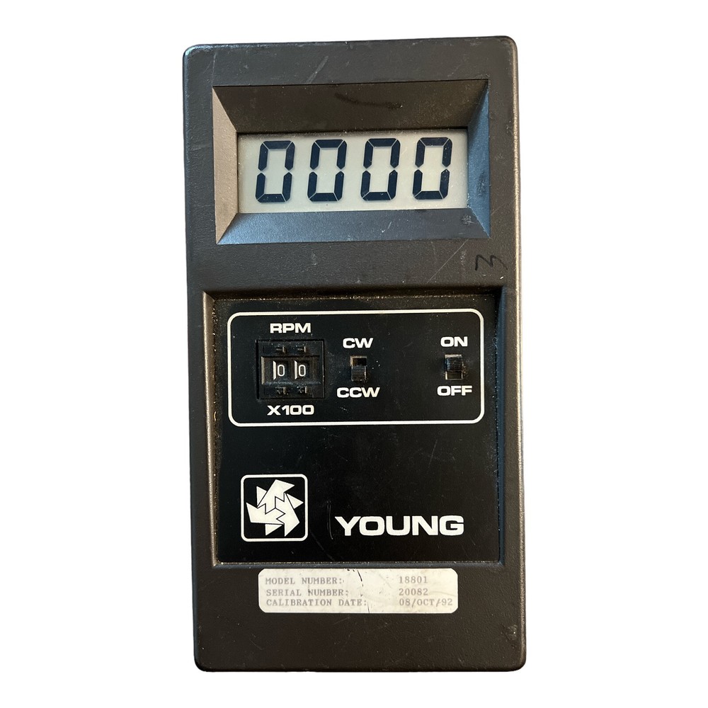 RM Young Selectable Speed Calibrating Unit Model 18801 Black