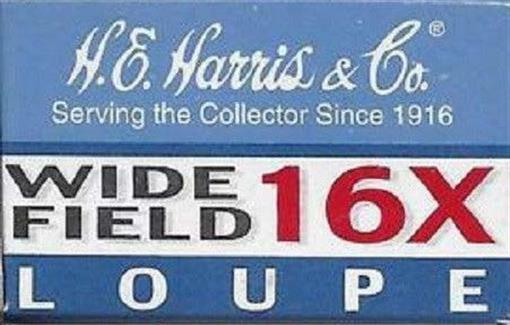 Coin Inspection 16X Loupe Jeweler Magnifier Harris Wide Field Best Free Shipping