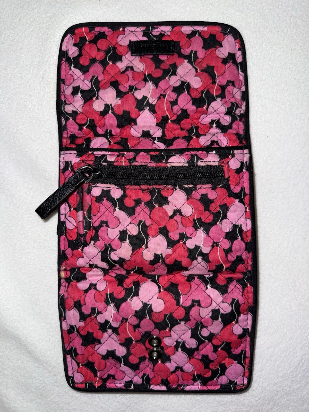 Vera Bradley Disney Mickey Whismical Balloons Wallet Preowned