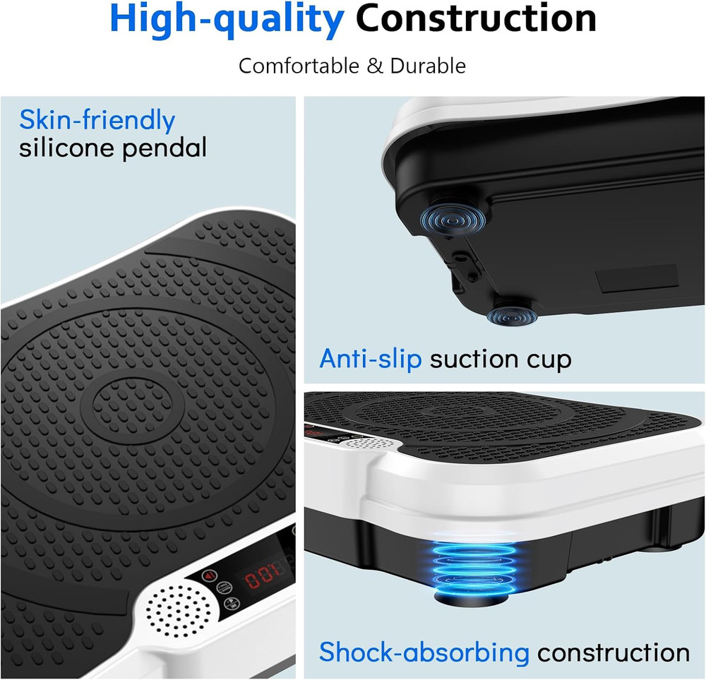 Vibration Plate Exercise Machine for Lymphatic Drainage, Vibration Platform for