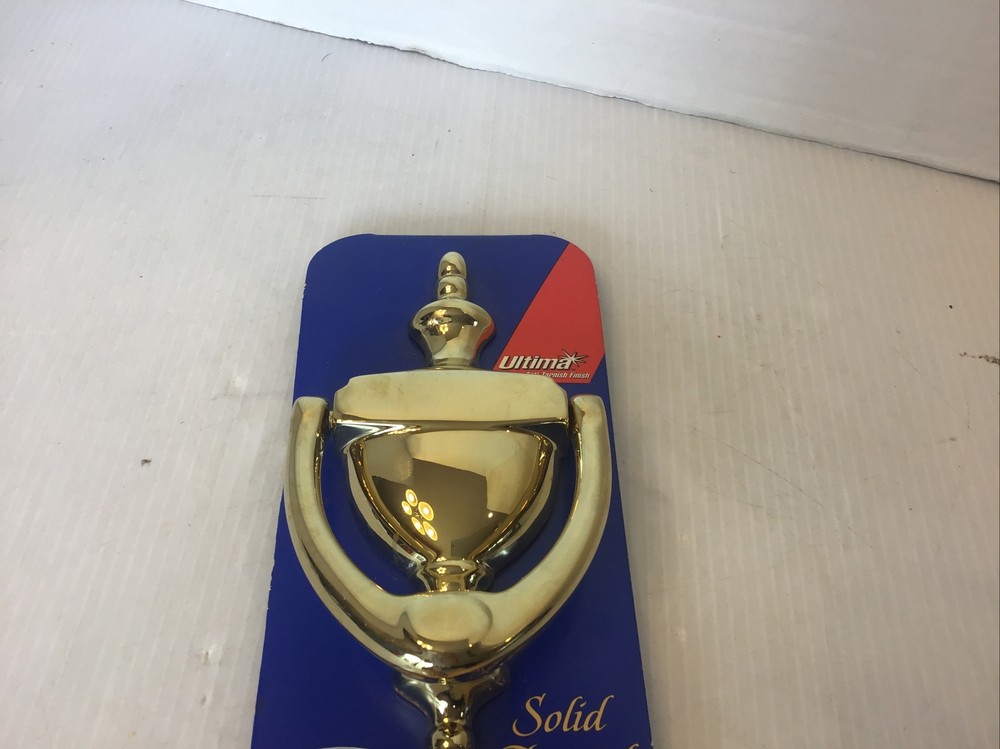 Ives Schlage Solid Forge Brass Door Knocker