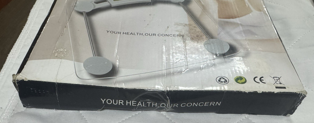 Glass Electronic Personal Scale NIB #1022