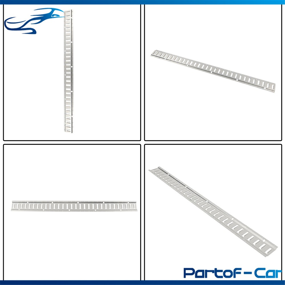 Silver 5 Pack 60" E Track Rail Sections Fit For Mounting In RV Trailers Tie Down