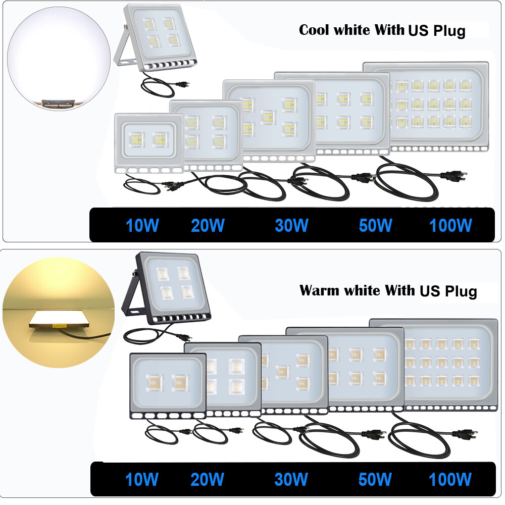 LED Flood Lights 500W 300W 200W 150W 100W 50W 30W 20W 10W Outdoor Lighting Lamp