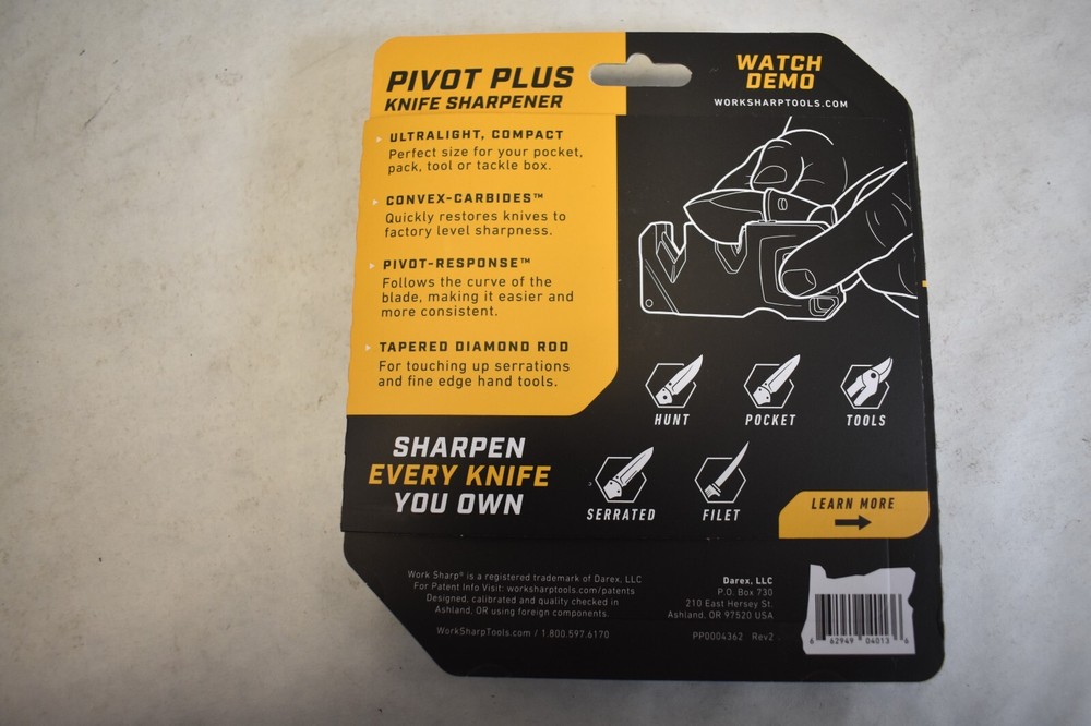 Work Sharp EDC Pivot Plus Knife Sharpener WSEDCPVP Ultralight Compact