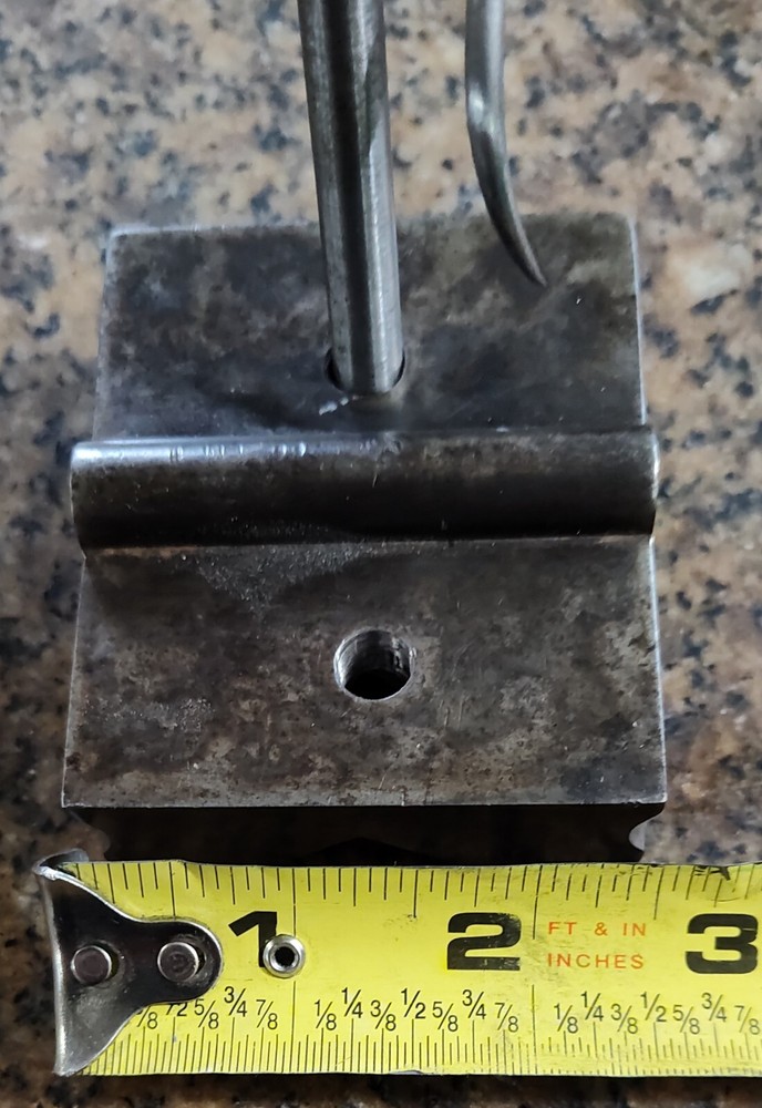 VINTAGE HARDENED 2-1/2 X 3" BASE INDICATOR STAND