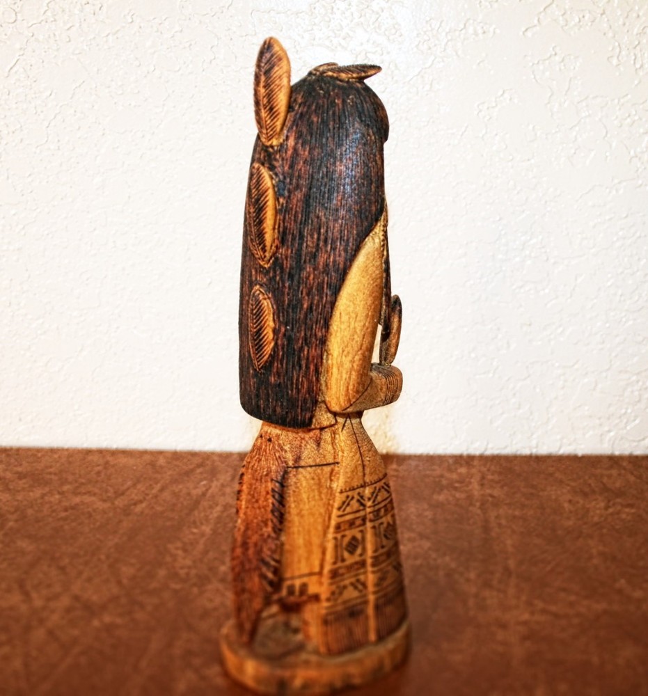 Tall Detailed Zuni Kachina by A. Lewis