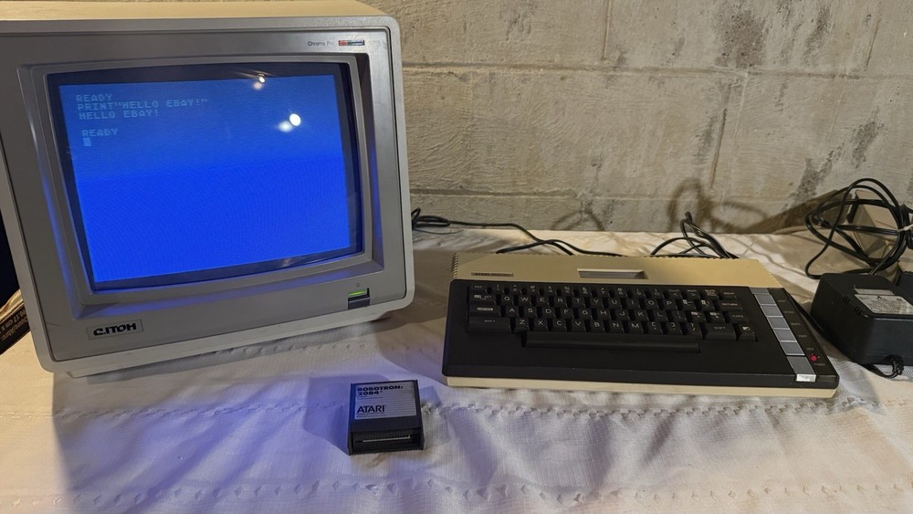WORKING Atari 800XL 8 Bit Retro Computer REFURBISHED See Pics READ